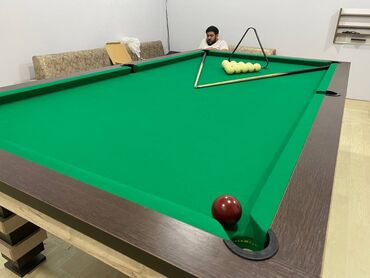 Bilyard masaları: - Rus bilyardı klassik stol. - Üzəri Mərmərdən dir. - Möhkəm — 11