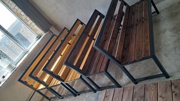 Книжные полки: Металлическая - Тип: Стеллаж - Стиль: Лофт/Индустриальный - Материал — 27