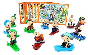 kinder surprise oyuncaqları: Kolleksiya üçün fiqurlar dəsti Kinder Surprise, Kinder Joy, Burger — 8