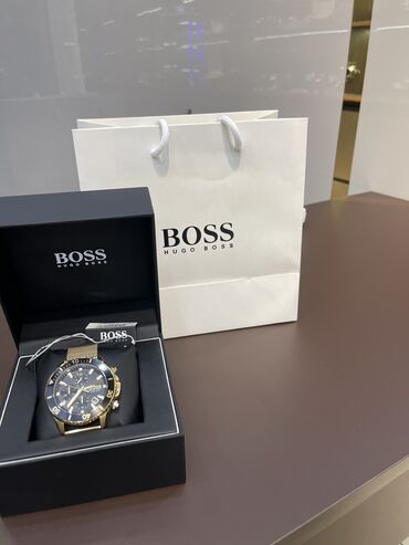барсетка босс: Часы Hugo Boss оригинал Абсолютно новые часы! В наличии! В Бишкеке!