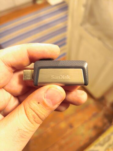 Printerlər: Flash kart Sandisk, 128 GB, USB 3.0, İşlənmiş