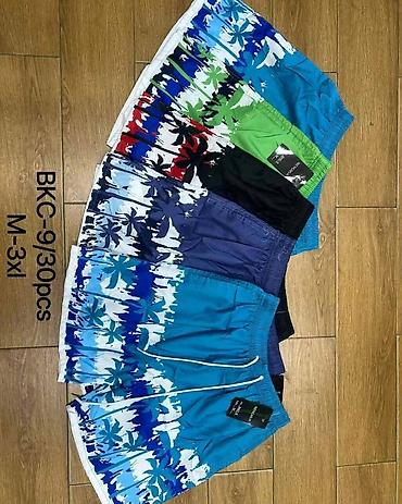 farmerice dsquared: Muški šorcevi za plažu – model sa tropskim printom palmi - Više boja — 1