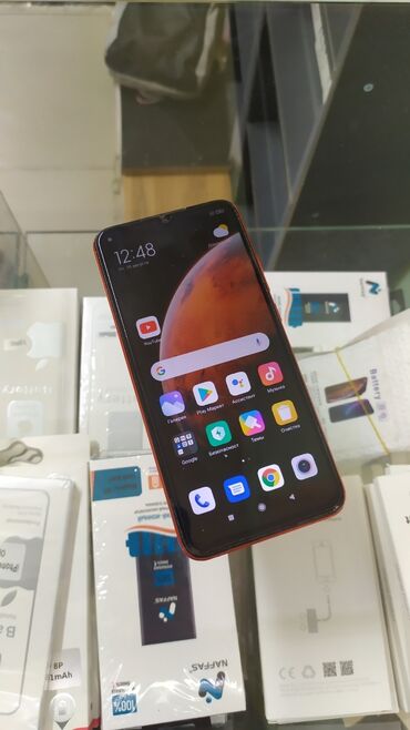 вайфай дома: Redmi, Redmi 9C, Б/у, 64 ГБ, цвет - Оранжевый, 2 SIM