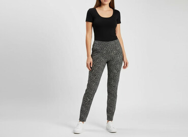 reserved spodnie z szerokimi nogawkami: Solar, Material trousers for women, size M (EU 38)