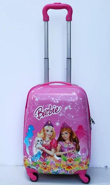 Rančevi, torbe i koferi: Dečiji kofer i ranac sa Barbie motivom – set za putovanja - Dizajn — 5