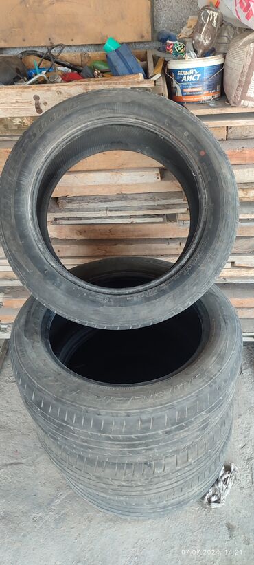 рейка бу: Шины 225 / 55 / R 18, Лето, Б/у, Комплект, Легковые, Япония, Bridgestone