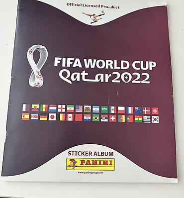 panini: PANINI FIFA World Cup Qatar 2022 rəsmi lisenziyalı stiker albomu 450 — 1