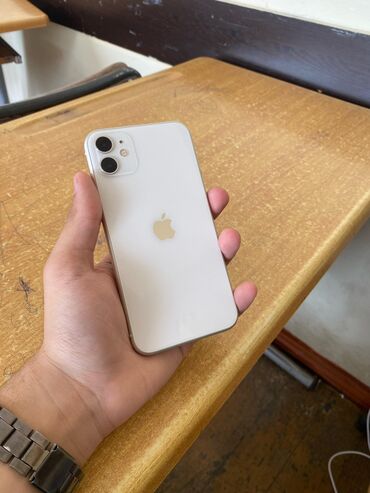 dnepr 11: IPhone 11, 64 GB, Ağ, Zəmanət, Face ID