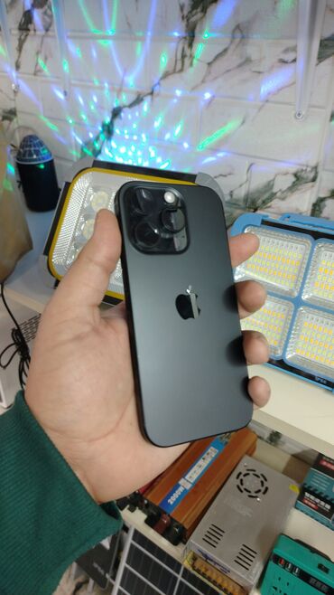 ucuz iphone: IPhone 16 Pro, 128 GB, Black Titanium, Simsiz şarj, Sənədlərlə, Zəmanət