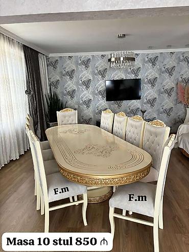 payiz dekoru: Qonaq otağı üçün, Yeni, Açılmayan, Oval masa — 1