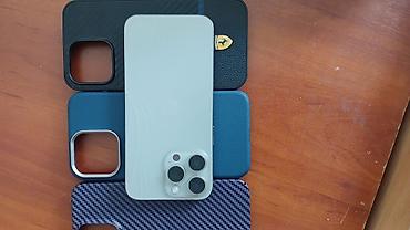 IPhone 15 Pro (Titanium) - Цвет: светлый (титановый) - Экран: 6.1"