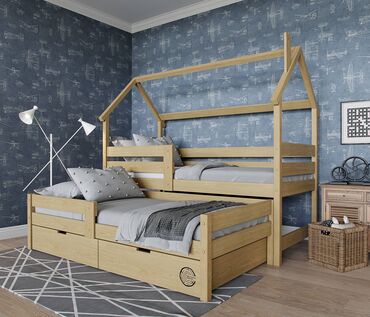 двухъярусные кровати из дерева: Двухъярусная Кровать, Новый