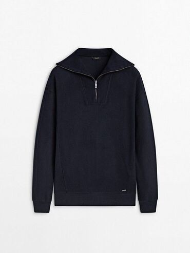 Свитера: Мужской свитер, L (EU 40), Massimo Dutti, Новый, цвет - Синий, Самовывоз
