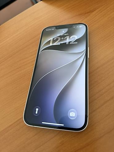 iphone x max: IPhone 13, Б/у, 128 ГБ, Старлайт, Кабель, 100 % — 4