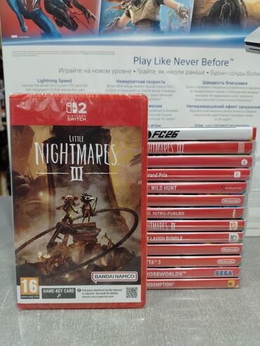 продать nintendo switch: Nintendo switch 2 üçün little nightmares 3 oyun diski. Tam yeni