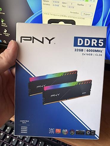 3 3: Оперативная память (RAM) для ПК, Б/у, 32 ГБ, DDR5, 6000 МГц — 1