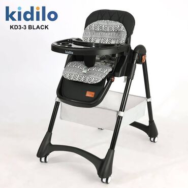 Yemək masaları, oturacaqları: 🍼 KIDILO KD3-3 Uşaq Qidalandırma Stulu 💫 Rahatlıq, təhlükəsizlik və