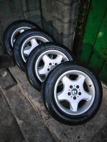 Колеса в сборе 225 / 55 / R 16, Лето, Б/у, Комплект, Легковые, Литые, отверстий - 5