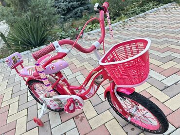 охотничий кастюм: Балдар үчүн велосипед, 2 дөңгөлөктүү, 4 - 6 жаш, Кыз үчүн