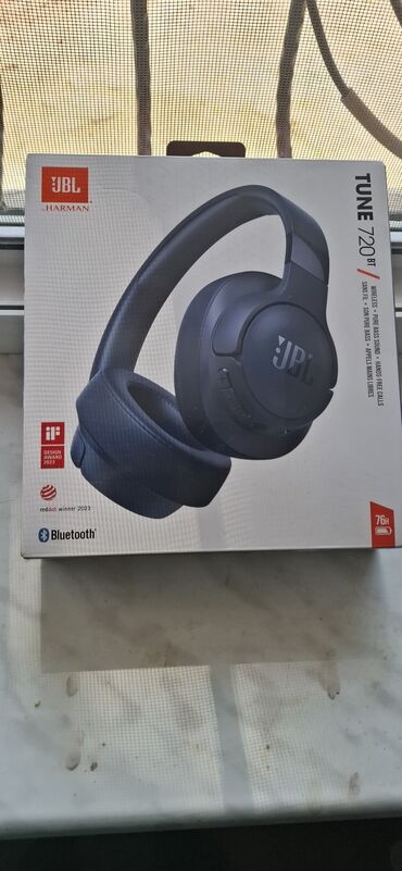 Qulaqcıqlar: İşlənmiş Simsiz (Bluetooth) Qulaqcıqlar, JBL, rəng - Göy