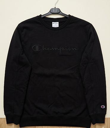 Champion muški duks – crni, model sa okruglim izrezom, vel m - Brend