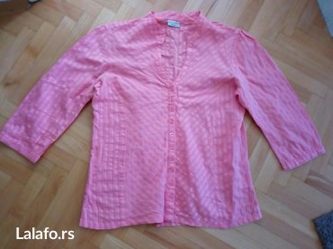 Košulje: 2XL (EU 44), Jednobojni, bоја - Roze