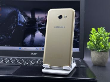 Samsung: Samsung Galaxy A5 2017, Б/у, 32 ГБ, цвет - Золотой, 2 SIM