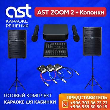 Готовый комплект караоке AST ZOOM 2 + колонки Профессиональное