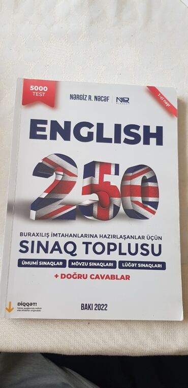 nergiz r necef pdf: İngilis dili 250 sınaq toplusu .Nergiz Necef.Tezedir.Qiymeti 13