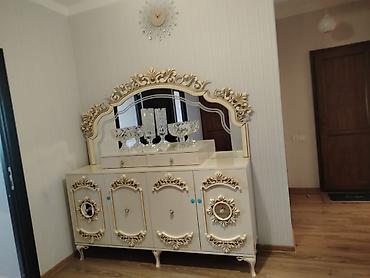 cay servisi: Qonaq otağı üçün, İşlənmiş, Açılan, Dördbucaq masa, 6 stul — 3