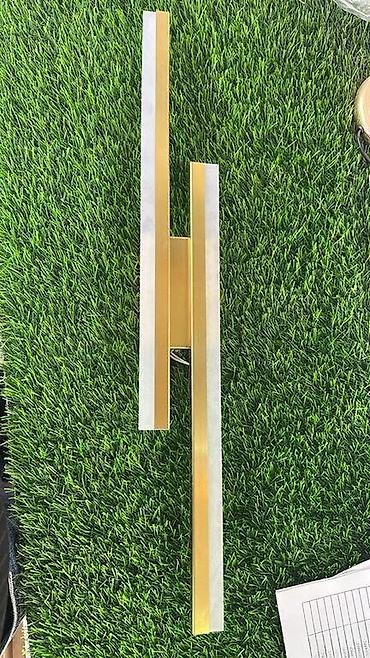 divar üçün işıq: Divar dekor işıq metal 60 smDivar dekor işıqları — ev və ya ofis — 2