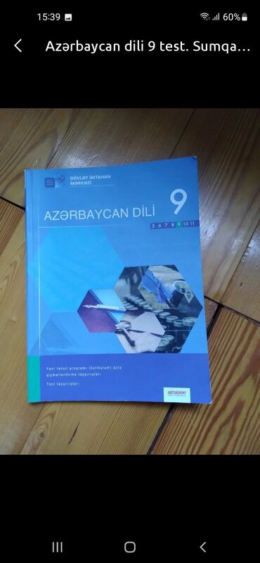 ielts kitabı: Azərbaycan dili 9 sinif DİM təzədir.Sumqayiydadir