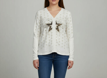 modne bluzki plus size: Жіноча блуза, розмір XL