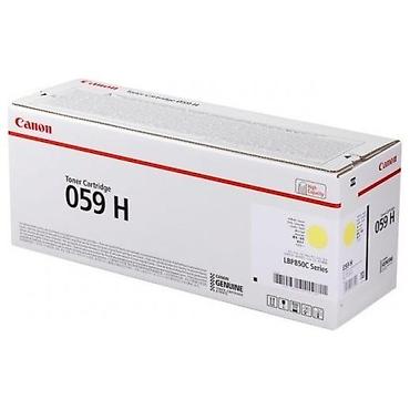 printer aliram: Canon Cartridge 059H CRG-059H Y Yellow Original Toner Kartrici Məhsul — 2