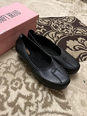 qramla ətir: Qadın ayaqqabısı – Comfy Brand - Rəng: Qara - Model: Yumşaq — 2