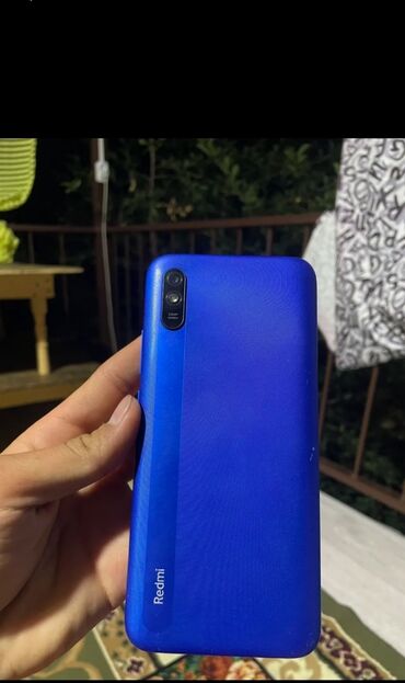телефоны кнопачные: Redmi, Redmi 9A, Колдонулган, 32 ГБ, түсү - Көк, 2 SIM