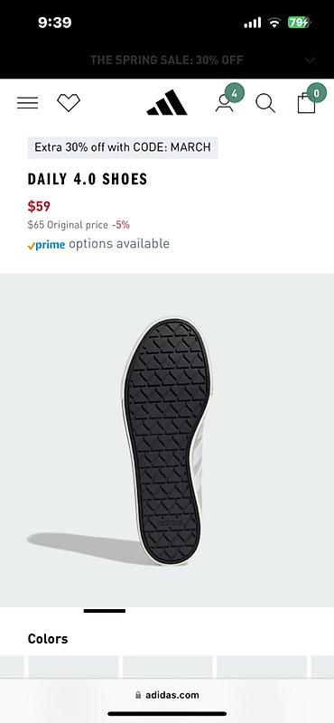 Kişi ayaqqabıları: Adidas Daily 4.0 Shoes 40-41 razmer Məlumat: - Öz Qiyməti — 6
