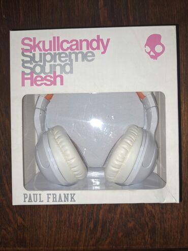 delimano aparat za vakumiranje: Skullcandy slušalice za uši, model Supreme Sound Hesh, u beloj boji sa