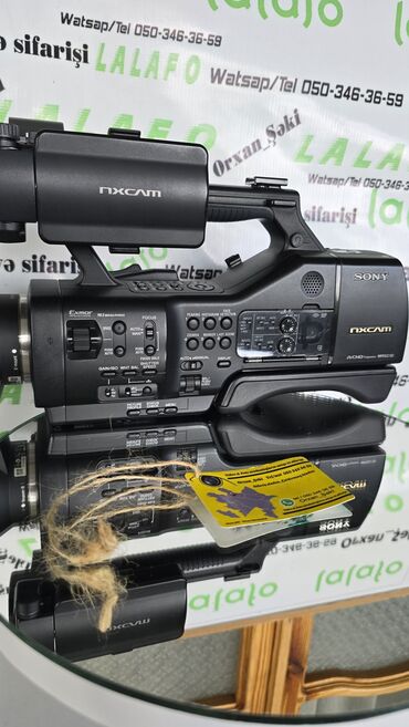 Videokameralar: Sony AE50 NxCam. Gəlmə kameradır təzə kimi çəkiliş saatı çox az