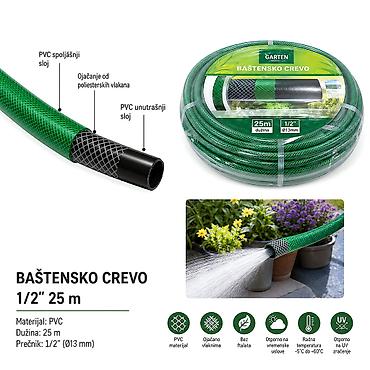 KMT 1/2 crevo sa interfejsom mlaznice 2904619 Baštensko crevo