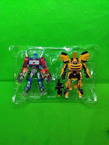 Игрушки: Трансформер Оптимус Прайм и Шмель игрушки в комплекте🔥 Комплектация — 2
