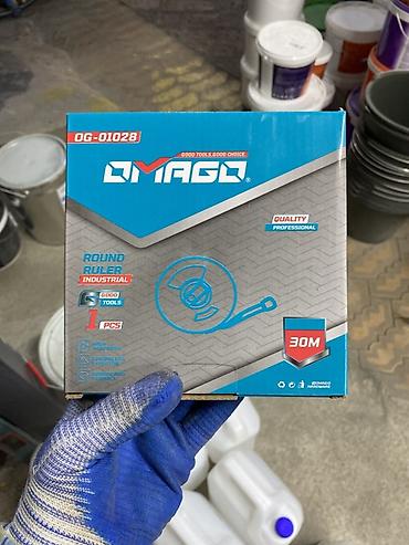 Рулетка круглая OMAGO OG-01028, 30 м - Профессиональная измерительная