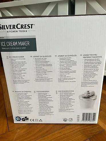 Ostali kuhinjski aparati: SilverCrest Ice Cream Maker – aparat za sladoled i sorbe - Kapacitet — 6