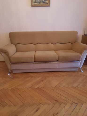 Divan və kreslo dəstləri: İşlənmiş, Divan, 2 kreslo, Bazalı, Açılan