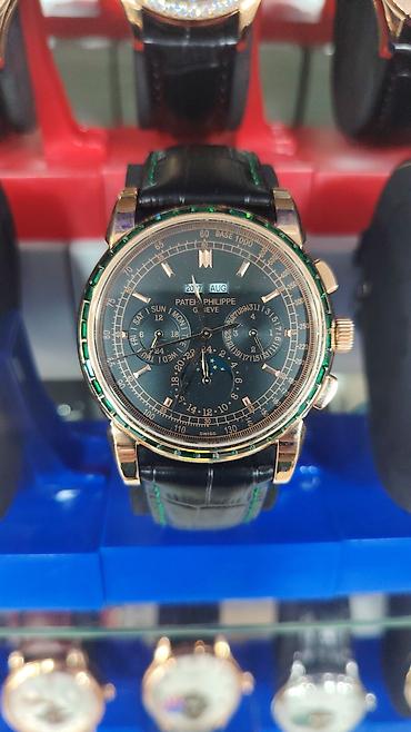 meta eynək: Patek Philippe üslubunda çoxfunksiyalı qol saatı - Korpus: parlaq — 2