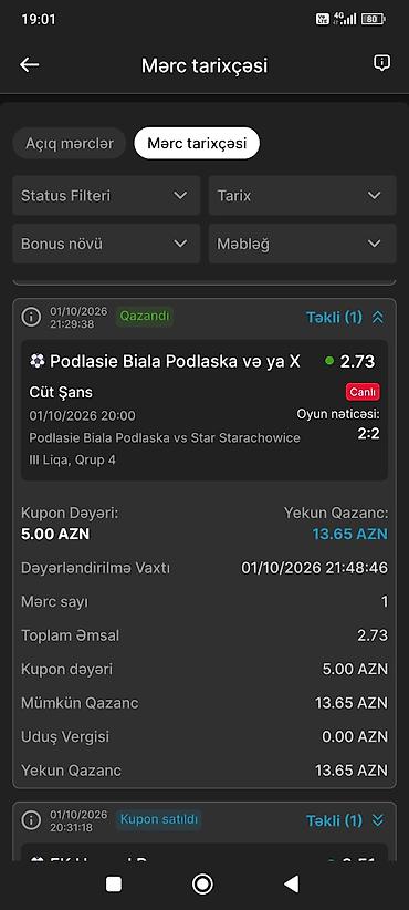 kub hesablama: Xidmət: Canlı idman mərcləri üçün proqnoz paylaşımı (futbol, qadın — 5