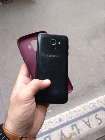 Mobil telefonlar: Samsung Galaxy J6 2018, 32 GB, rəng - Boz, Barmaq izi