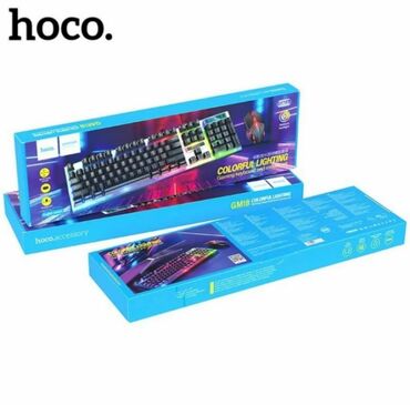 сим лоток: Набор Игровая клавиатура + Мышь HOCO GM18 Набор проводной игровой Hoco