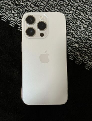 Apple iPhone: IPhone 14 Pro, 128 GB, White Titanium, Simsiz şarj, Face ID