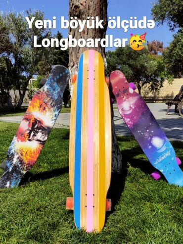 penny board: Longboard Skateboard, Longbord və Pennyboardlar🛹 🔹Hər növ və hər yaşa